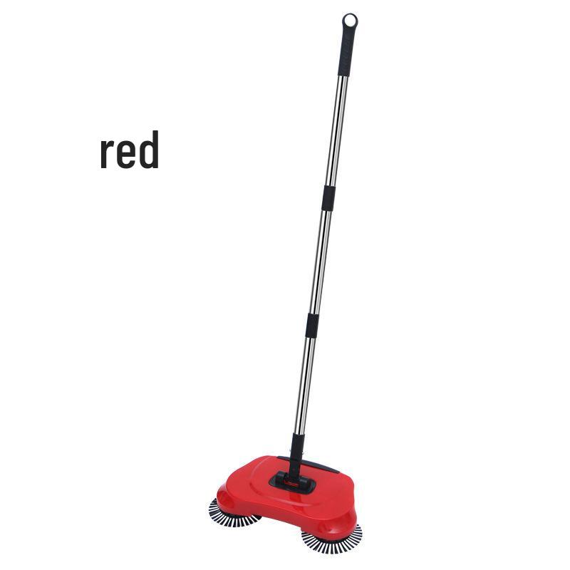 Push-Type Sweeper and Mopping Vacuum Cleaner Combo: Broom, Dustpan, and Soft Mop All-in-One