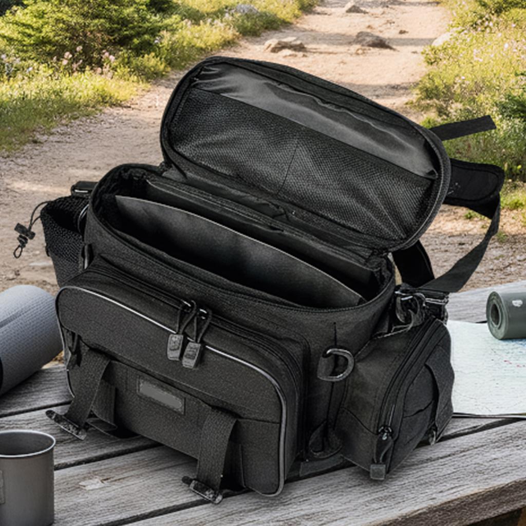 Thickened Tackle Bags Large Capacity Outdoor Fishing Reel Bait Box Hunting Storage Tackle Bags Camping Picnic Cycling Backpack