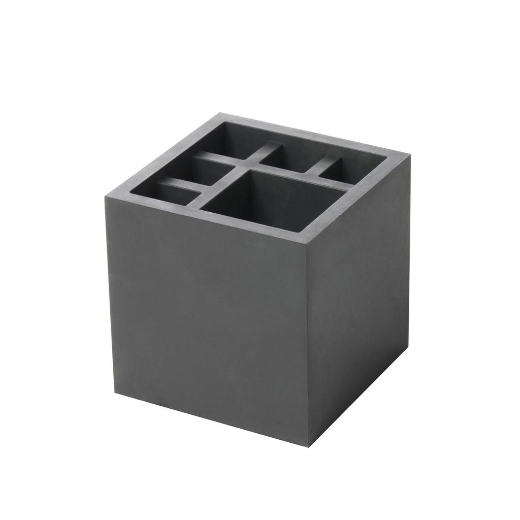 H Concept Umbrella Stand Splash Square Black +d D-861-BK