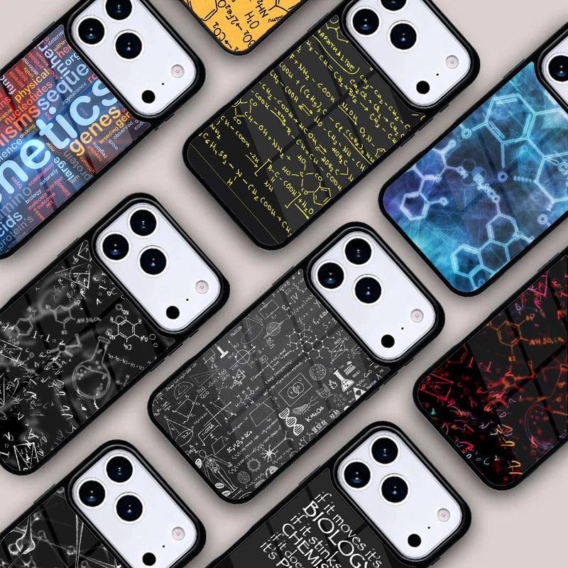 Biology and Chemistry soft Phone Case For IPhone 17 16e 15 14 13 12 11 Pro Max Air Mini Soft Protective Cover