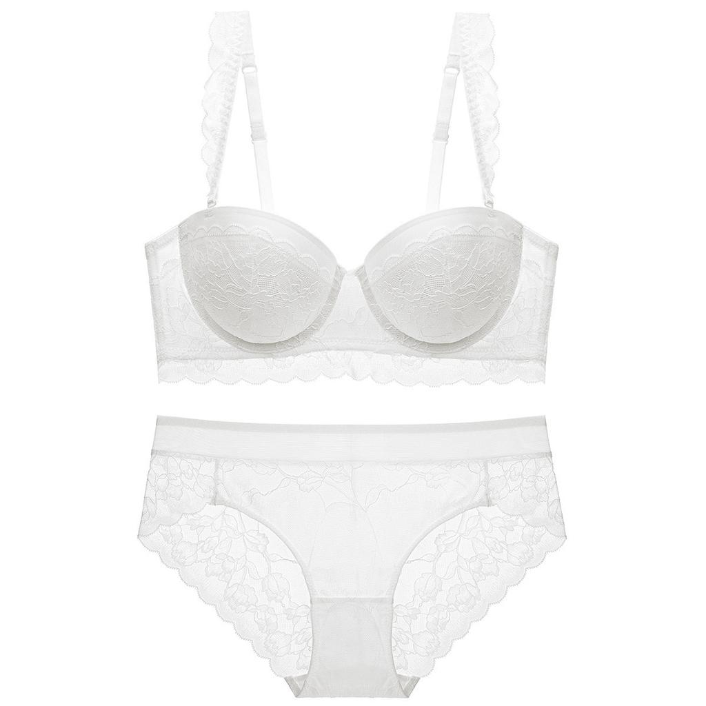 Clearance Sale Explosive Sexy Lace Ladies Underwear  Thin Upper and Lower Anti-sagging Gathering Bra