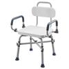 Swivel Shower Chair with Arms and Back, 227 kg Load Heavy Duty Bench Seat for Inside Shower Stall and Bathtub, Height Adjustable Bathroom Bath Tub