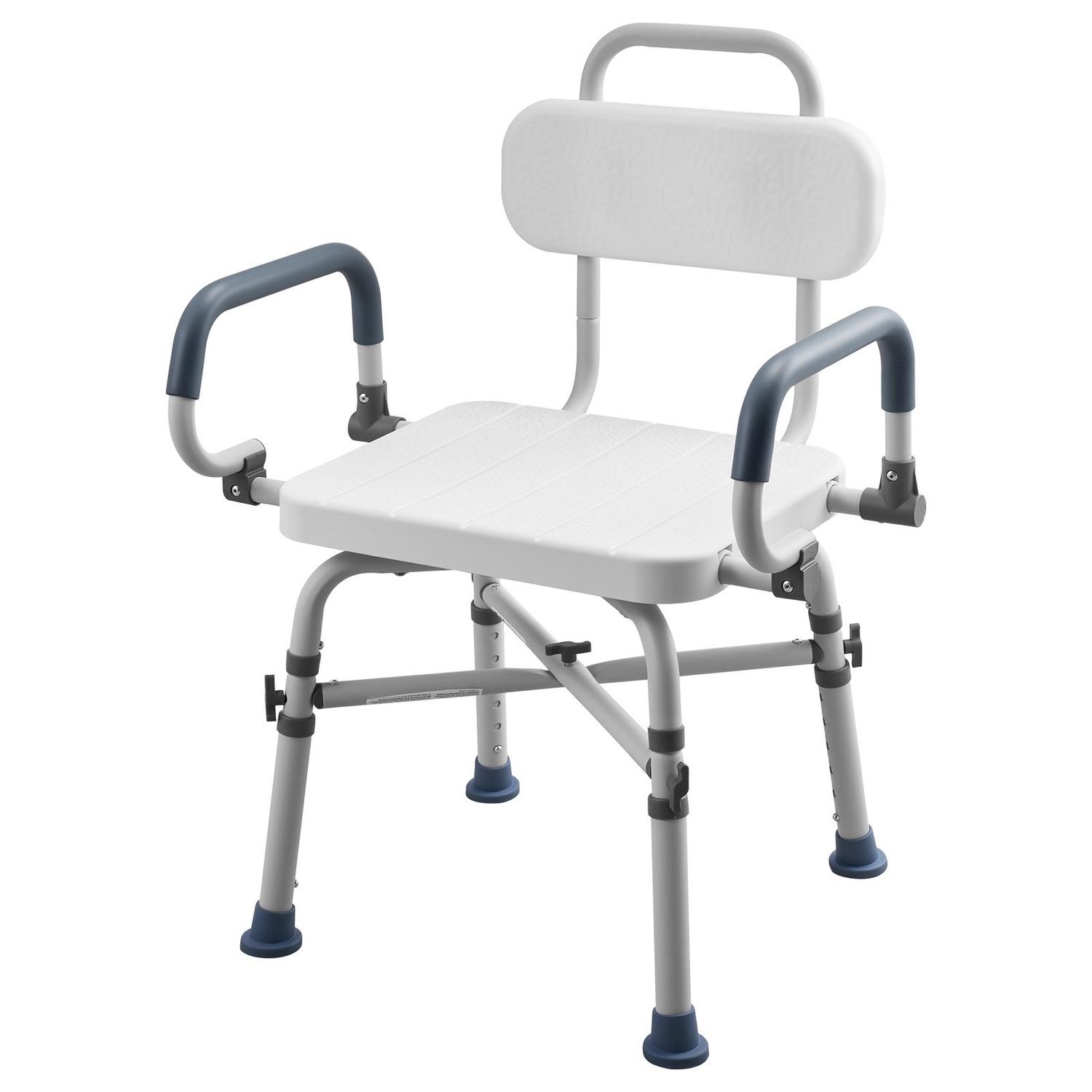 Swivel Shower Chair with Arms and