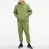 Jordan Solid Color Logo Print Hooded Pullover Fleece Long Sleeve T-Shirt Men Tops Green FJ7775-340