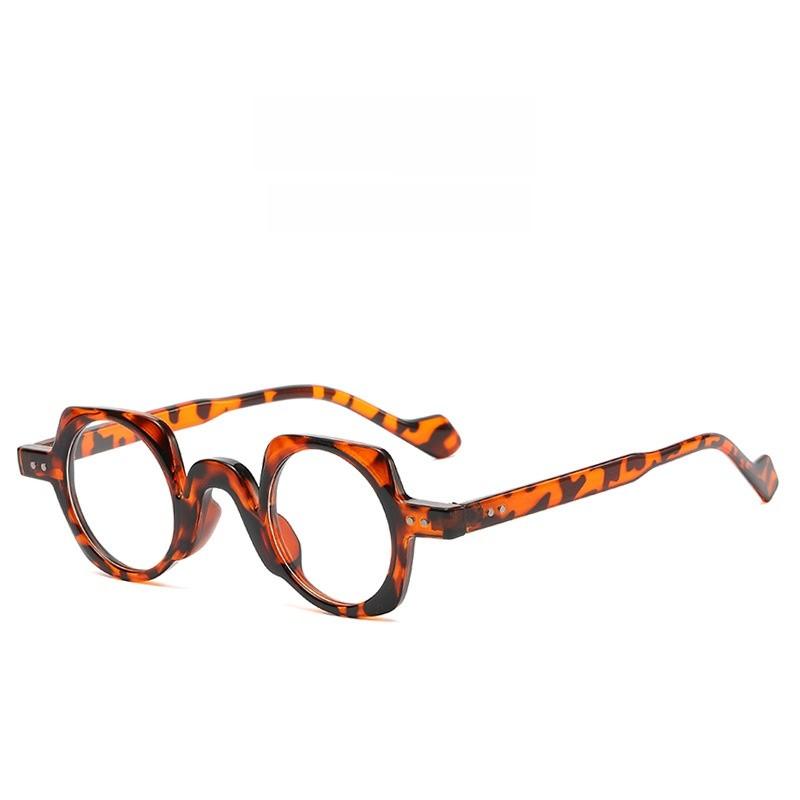 Geometric Pc Optical Glasses With Blue Light Blocking For Stylish Office Wear