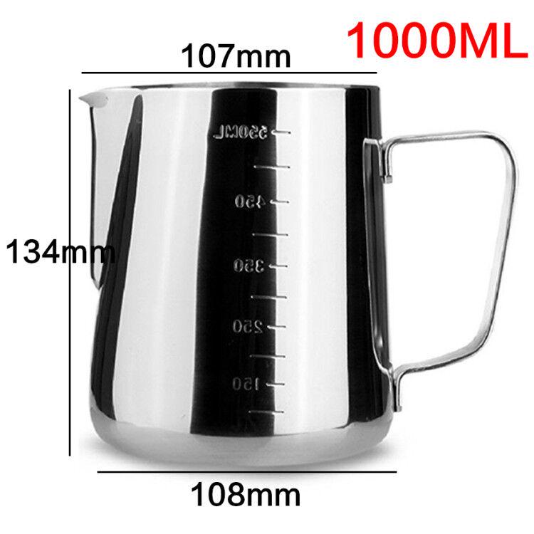 Stainless Steel Milk Frothing Jug Espresso Coffee Pitcher Barista Craft Coffee Latte Frothing Jug