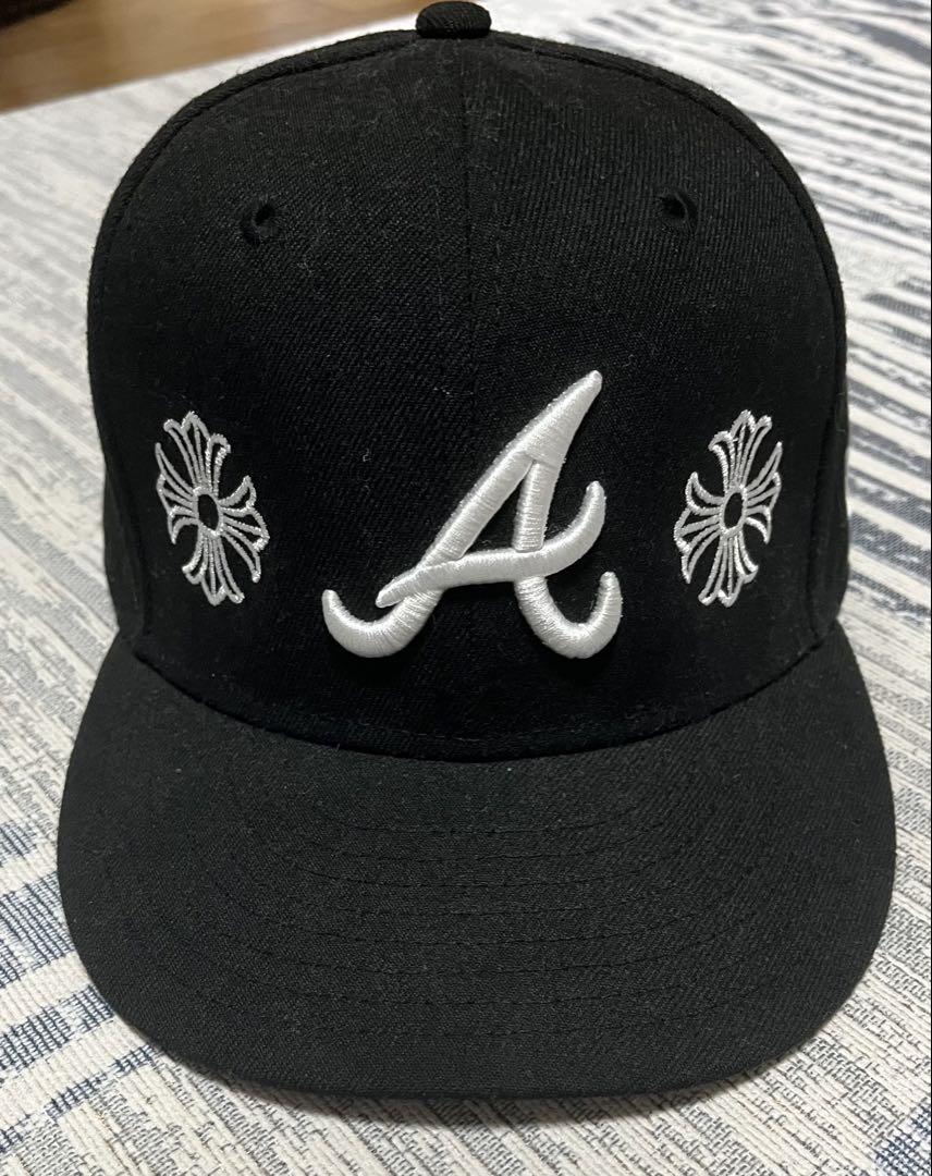 

[USED] New Era Chrome Hearts Custom Hats LA Atlanta Braves