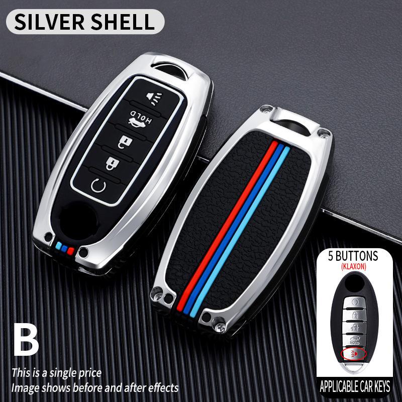 Applicable To The 14th Generation Xuanyi Key Set 2023 Teana Qashqai Qijun Jinke Tuda Car Case Buckle