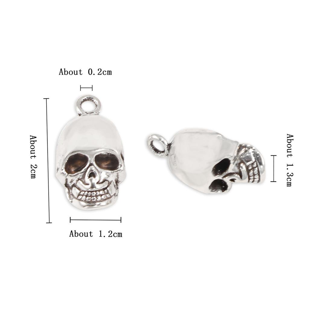 Accessories Alloy Skull Personality Sweet Cool Wind Pendant Handmade Diy Material Bracelet Necklace Bracelet