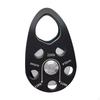 22kN Fixed Side Plate Pulley for Outdoor Activities Heavy Duty Bearing Hole Hitch