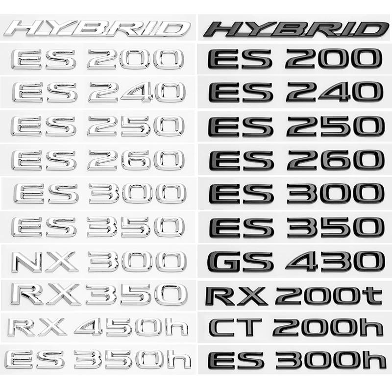 3D for Lexus ES200 ES260 IS250 GS300 GX400 NX300 RX350 RX450h LX570 LM350 LS600h Rear Trunk modified upgraded letter Accessories UP9