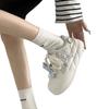 Spring Canvas Lace Up Casual Shoes for Girls Soft Sole Versatile Toddler Kids Fashion Sneakers