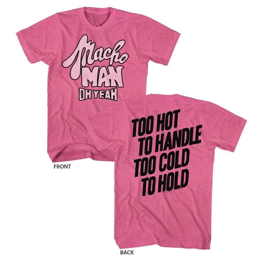 Macho Man Toohot Retro Pink Heather Wrestling Children s T-shirt 140