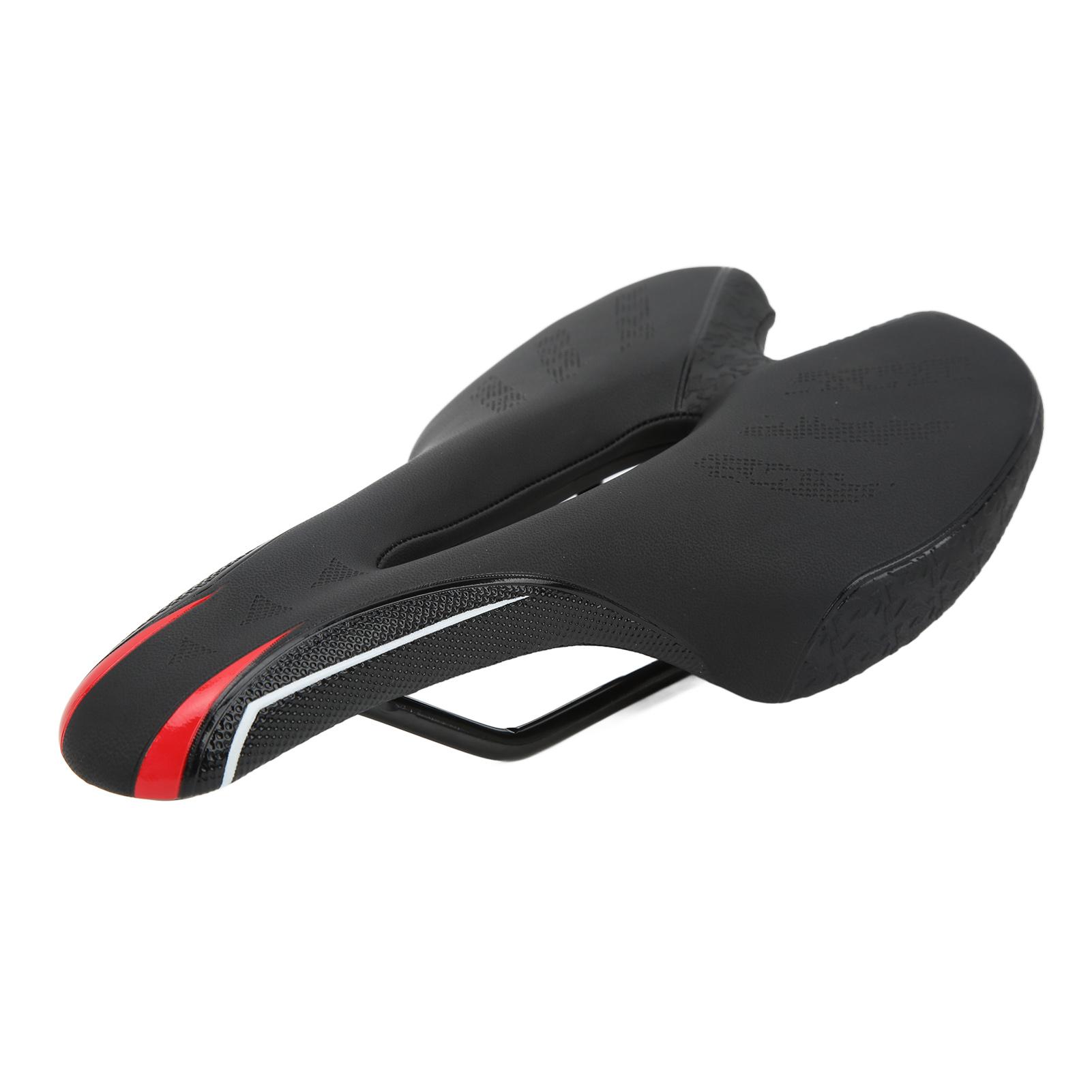 Bike Seat Cover High Elastic Mountain Bicycle Hollow Saddle Cushion Breathable Seat Pad Red