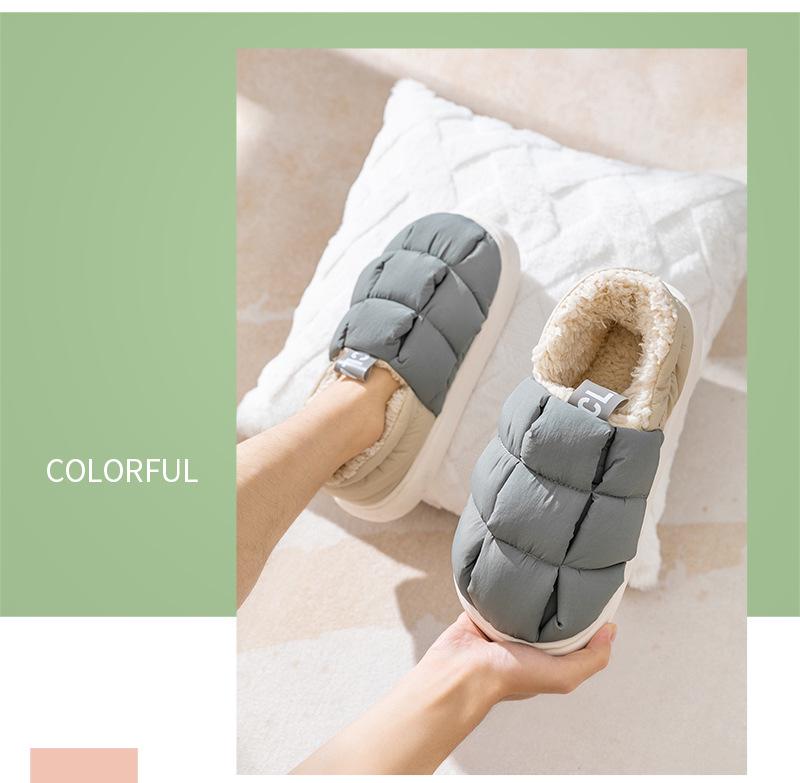 Women's Winter Slippers - Warm Velvet Lined Thick Sole for Indoor Comfort
