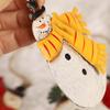 Christmas Hanging Ornaments Wrought Iron Snowman Stocking Christmas Tree Decorations Hanging Pendant Window Ornaments