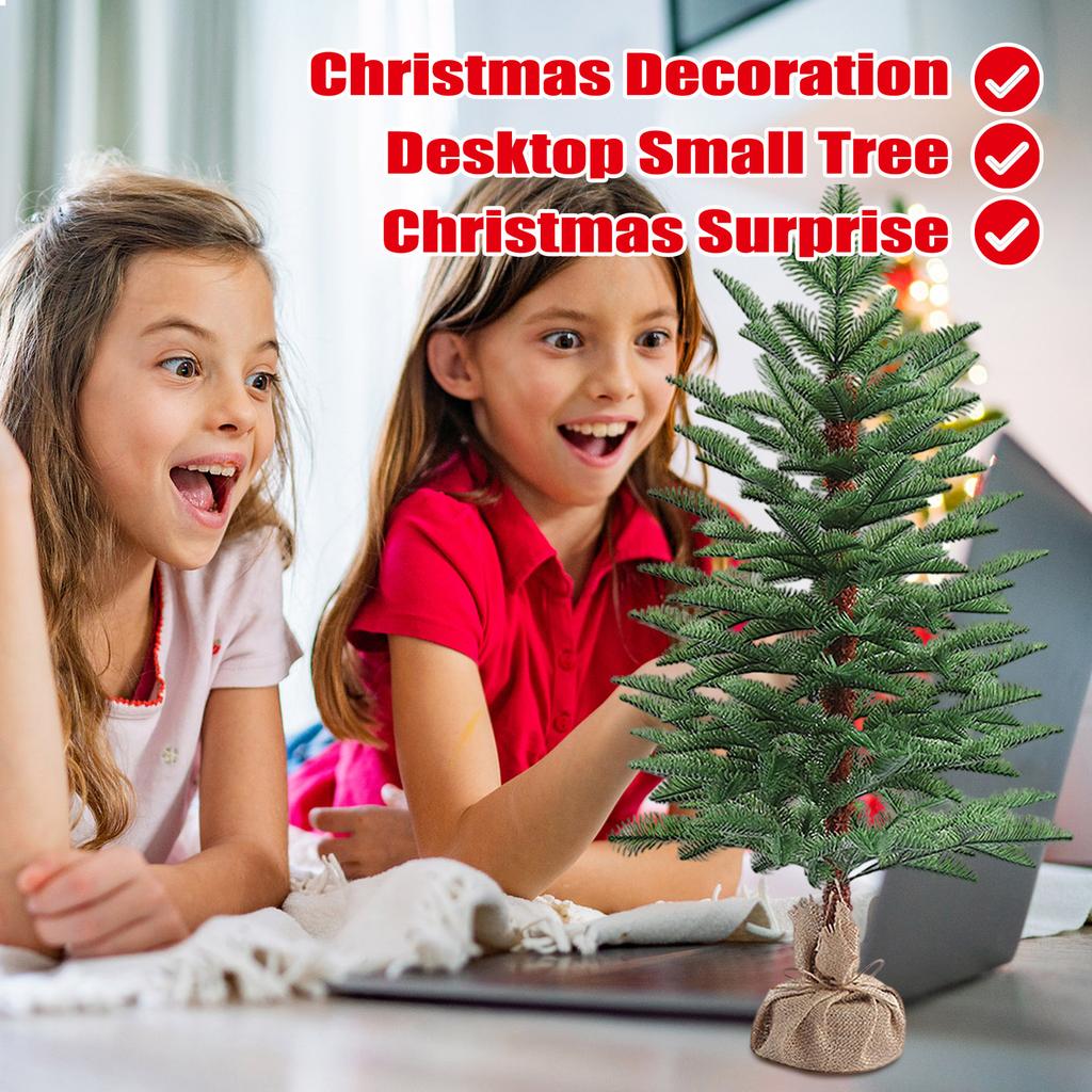 Artificial Christmas Tree Desktop Small Tree Pe Christmas Decoration Christmas Tree Ornaments Small Christmas Tree