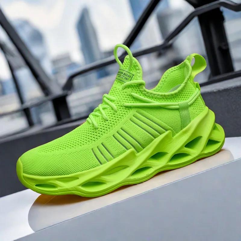 Runers Sneakers Male Chaussires Work Shoes Men Luxury Designer Trainer For Work Mesh Men's Leather Boot Good Quality Tennis Boy