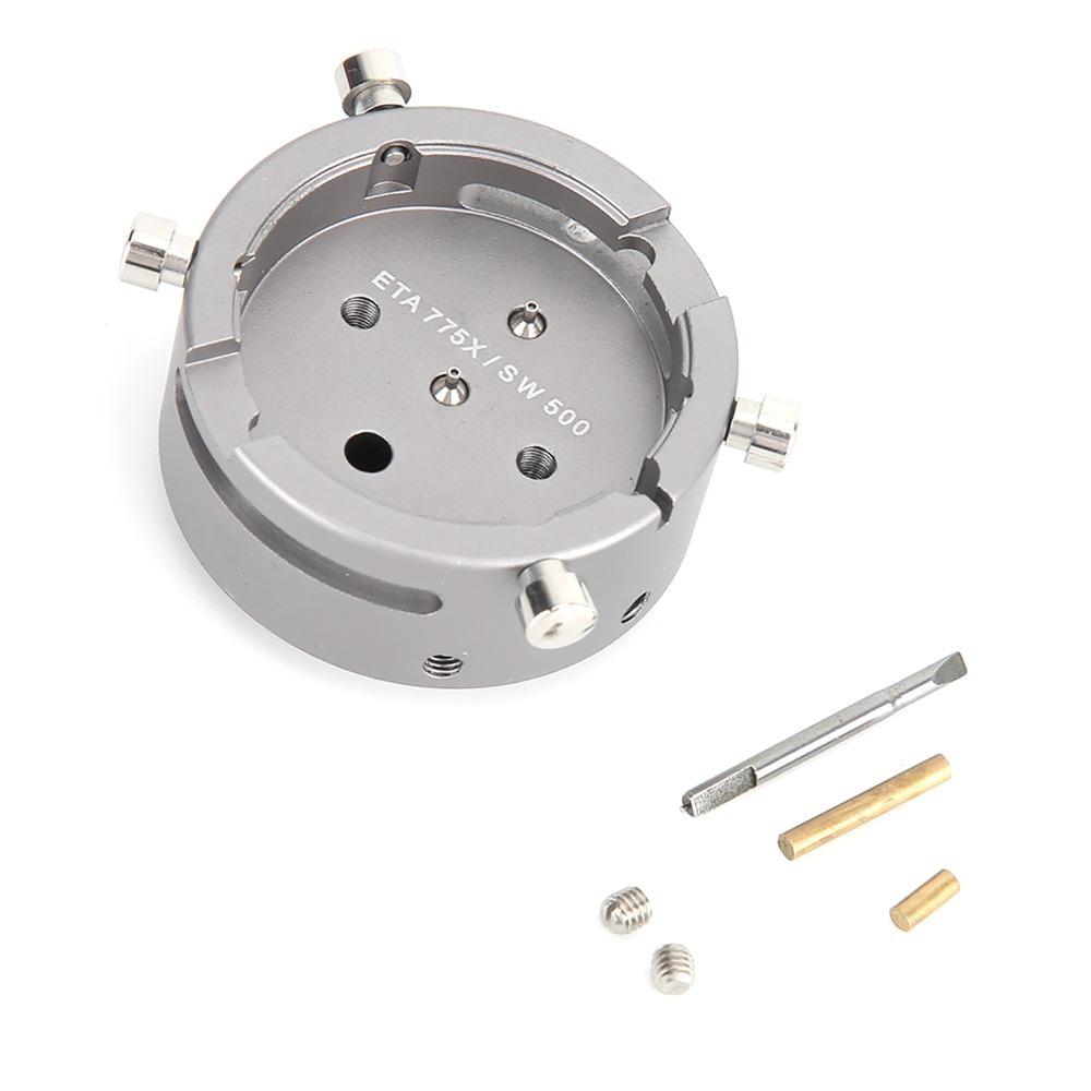 

Metal solid structure Watch Movement Holder for NH36/NH35/2824/2892/8215 Hand needle installation срібний