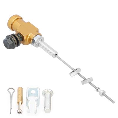 Cilindro Maestro Frizione Idraulica Asta Pompa Freno M10x1.25mm Lega di Alluminio per Moto ATV Dirt