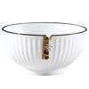 Creative Ceramic Rice and Soup Bowl - Simple, Round, Single-Piece Tableware