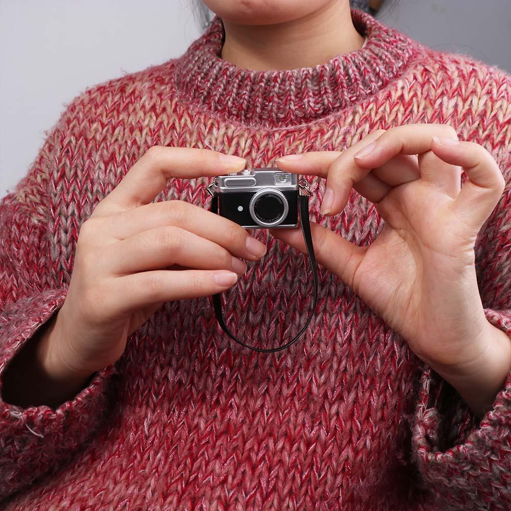 Doll House Accessories Simulation Camera Witn Flash Lamp Electric Retro Camera Model  Ob11