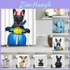 Cute Animal Shower Curtain For Dogs And Cats Waterproof And Durable