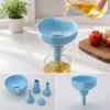 5Pcs/Set Plastic Filter Funnels Filling Funnels  for Oil Beverage Jam and Liquid Transfer