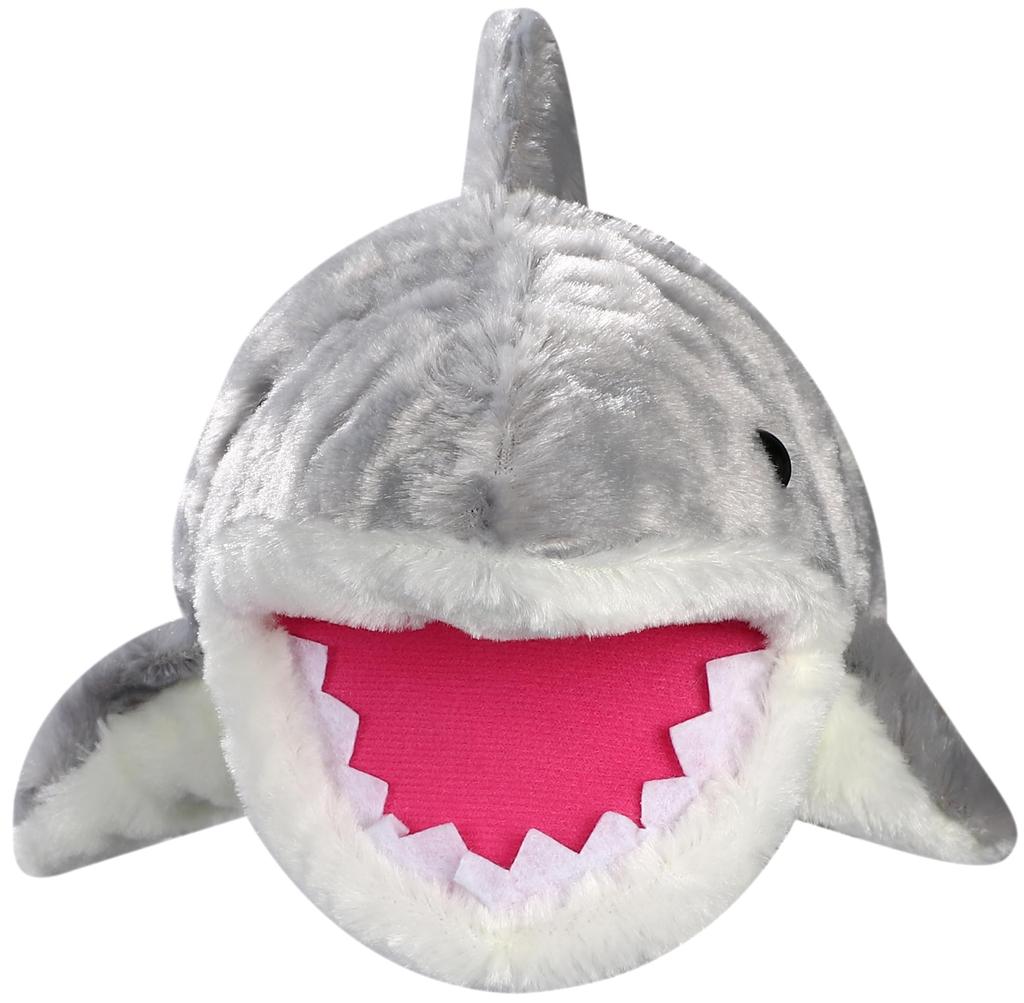 ColorfylCoco Shark Puppet with Moving Mouth, Hand Puppet, Animal Puppet Show, Ventriloquism Glove Puppet
