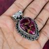 Copper Tourmaline Handmade Gemstone Pendant, 925 Solid Sterling Silver Beautiful Pendant Jewelry
