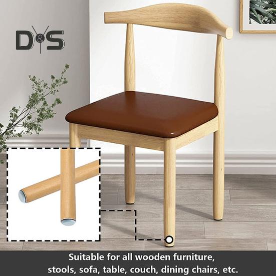 24 Stück Küchengeräte-Dichtungen, geräuschlos, sicher, einfach anzubringen, selbstklebend, platzsparend, kratzfest, für Mini-Möbel, Tisch, Stuhl, Beinmatten, Küchenbedarf