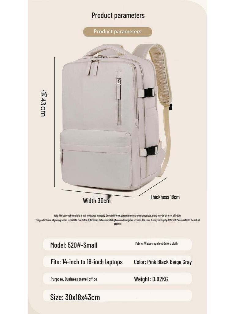 Business-Laptop-Rucksack mit großer Kapazität, Schuhfach, Trocken-/Nass-Trennung, für Outdoor-Reisen & Pendeln