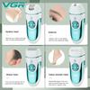 High-power Hair Removal Device  Multi-function 4-in-1 Shaver  Foot Grinder  Hair Remover for Women  USB Charging and Plug-in Long-lasting Power