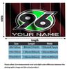 1PC Hannover 96 Custom Name Patterned Flannel Blanket Suitable For All Seasons for Home Decor Warmth and Comfort Gifts Holiday Present