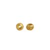 Gold-Plated Hollow Lace Spacer Beads, 5mm, Large Hole for DIY Jewelry Crafting