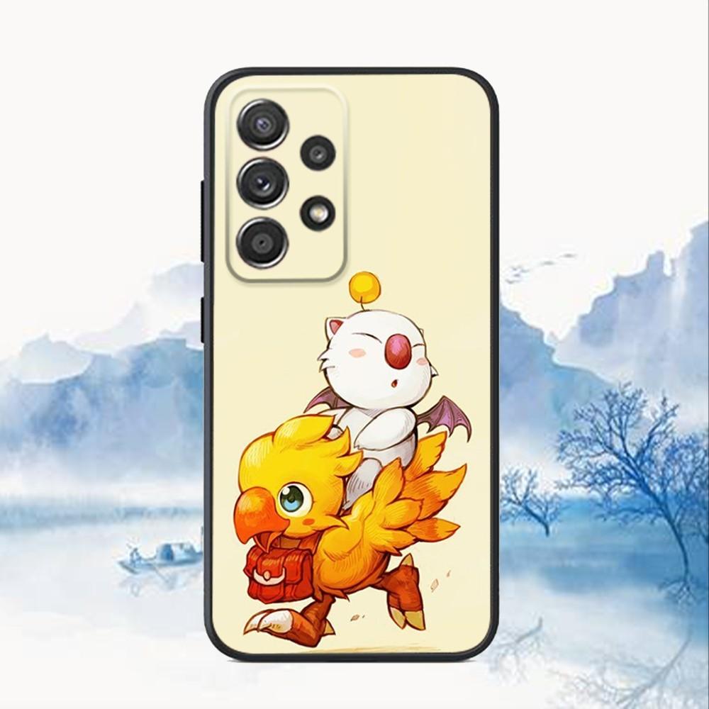 M-Moogle Final Fantasy Phone Case For Samsung S25,S24,S21,S22,S23,S30,Ultra,S20,Plus,Fe,Lite,Note,10,9,5G Black Cover
