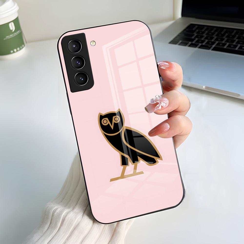 Drake O-OvO OWL Singer Phone Case For Samsung S26 S25 S24 FE S23 S22 S21 Plus S20 Ultra Note20Ultra Black Glass Cover