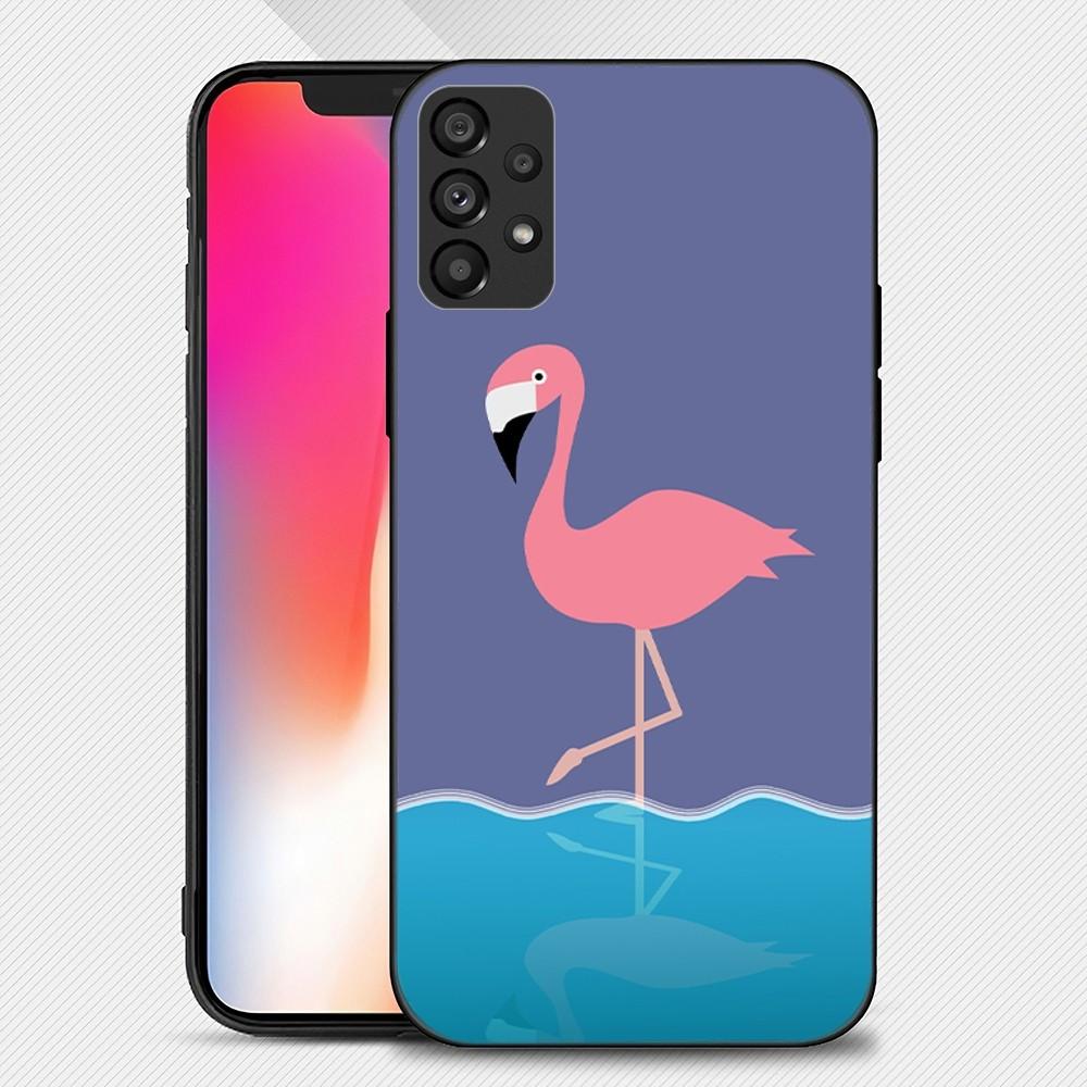 

Милый чехол для телефона с фламинго для Samsung Galaxy S22 S23 Ultra S21 S20 FE Plus Note 20 Мягкий чехол Samsungnote9