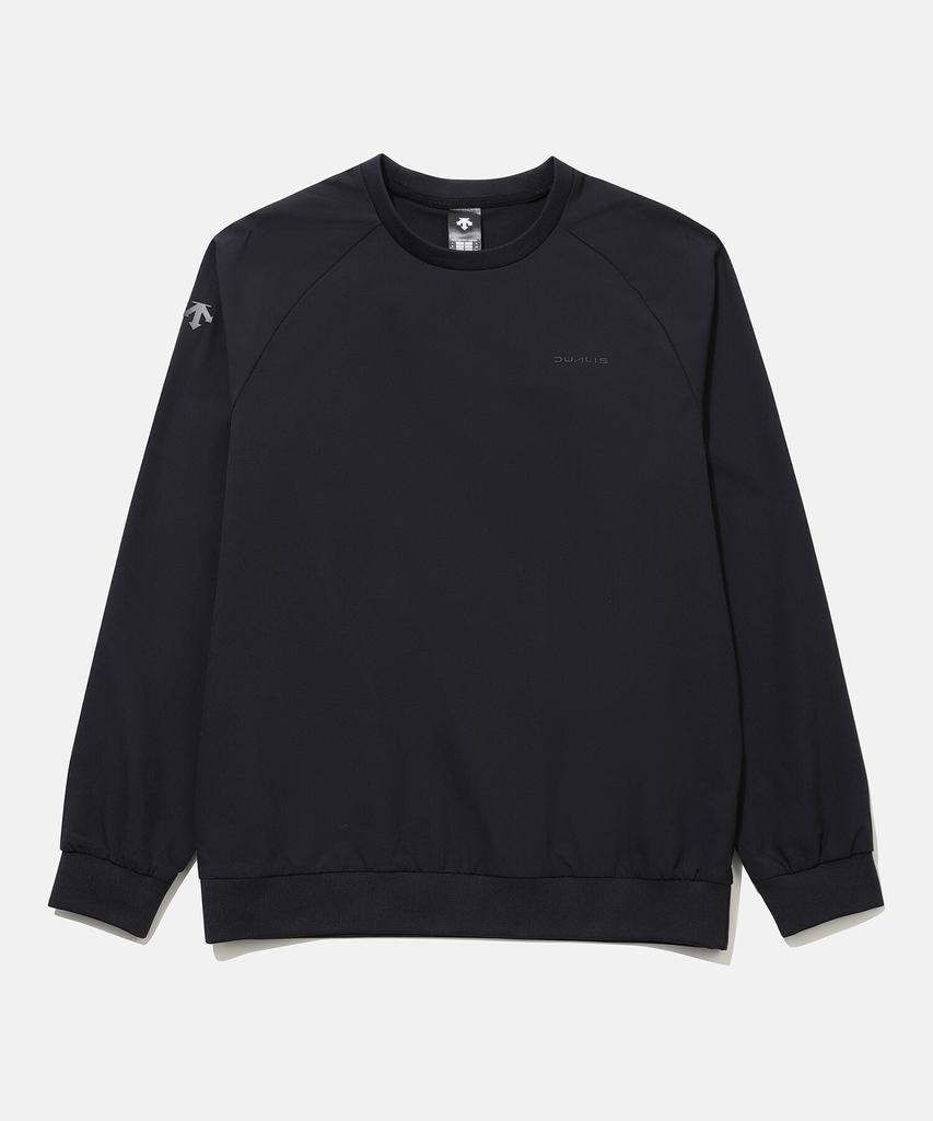 DESCENTE Dualis Woven Sweatshirt Black Sr111Dwh21