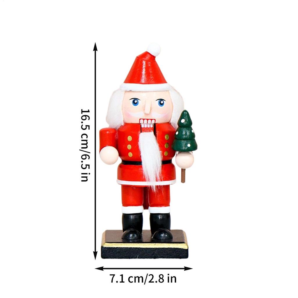 Christmas Nutcracker Figurines Desk Nutcracker Figures Christmas Decorations Decorative Statues For Bathroom Children's Day
