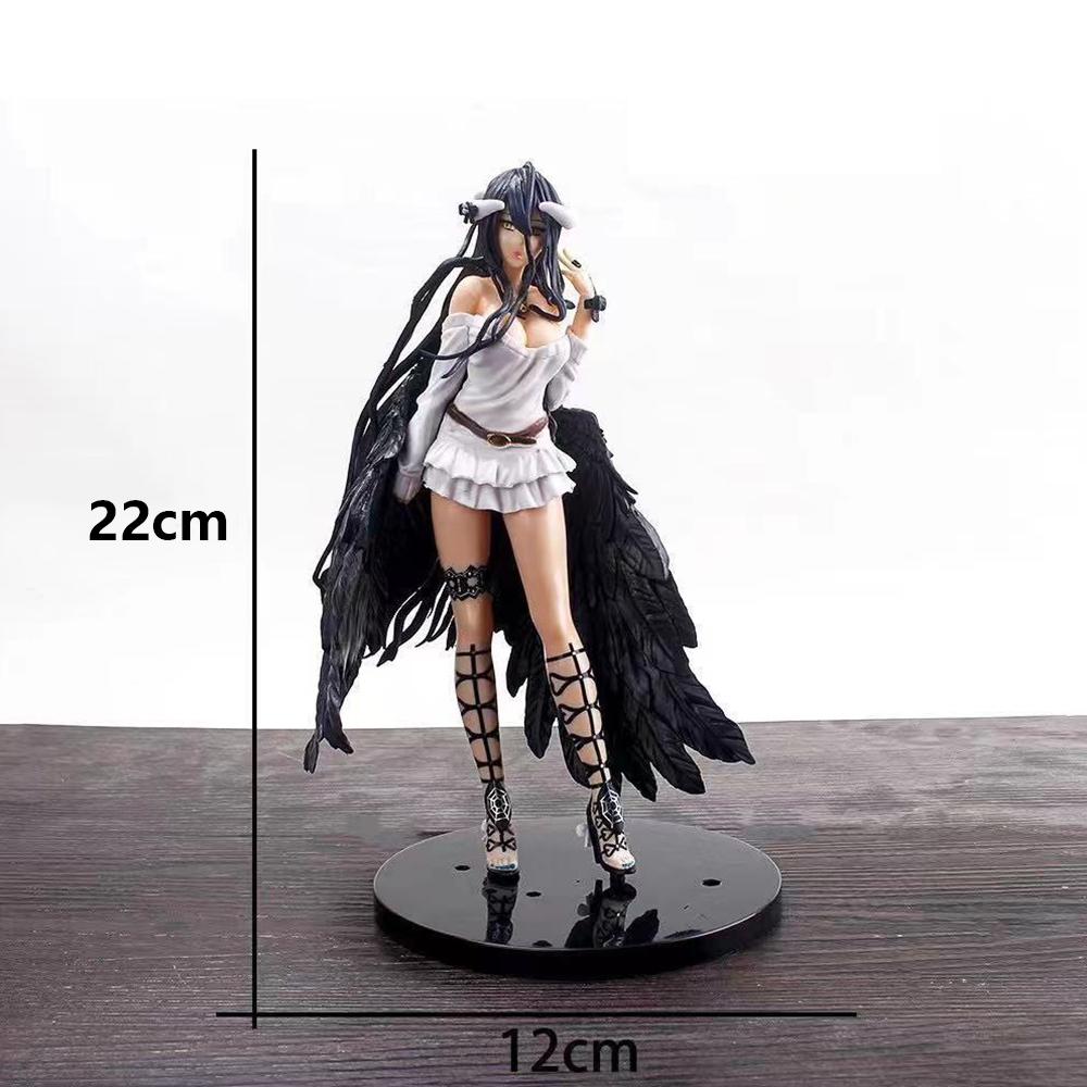 

New 1 Piece Albedo PVC Anime Figure Girl Model Ornaments for Fans, 22cm