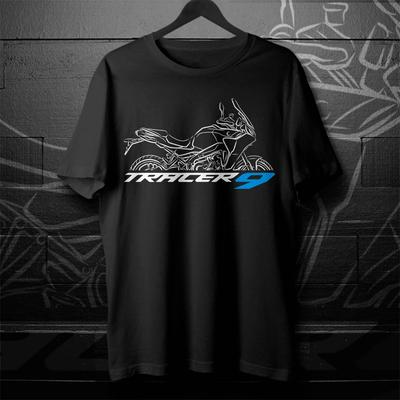 20212024 Models Japan Tracer 9GT Motorcycle TShirt 100 Cotton ONeck Short Sleeve Casual Mens Tshirt Rider Streetwear
