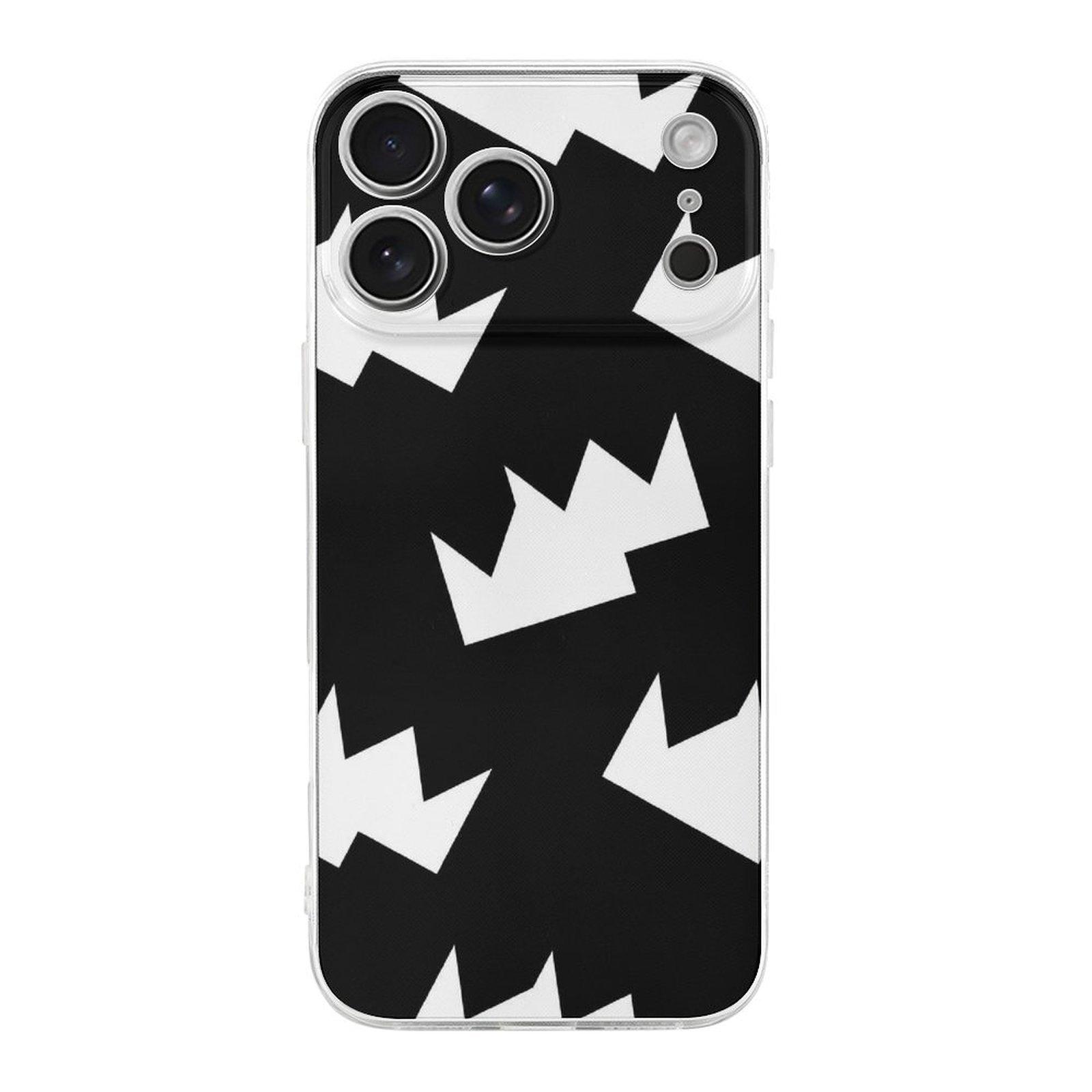 

1 Pack For iPhone 17 Series TPU Phone Case Anti-Yellow Anti-Fall Clear Design, Daily Protection IPHONE-17ProMax белый