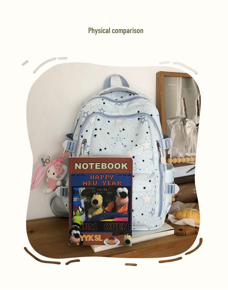 Korean-Style Backpack for Middle School Girls – Stylish Travel, Handbag & Shoulder Bag