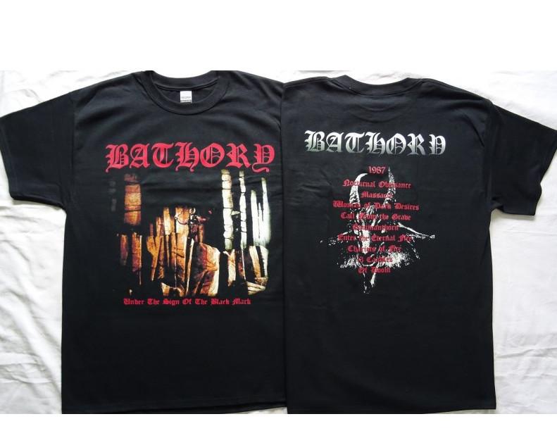

Bathory Official Under the Sign of the Black Mark Quorthon Seth Legend T-Shirt Unisex T-Shirt XXL