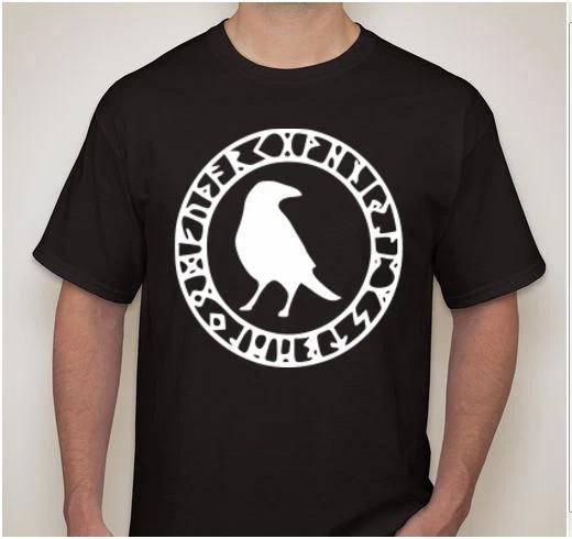 VIKING Raven Runes T shirt Huginn and Muninn Thor Odin Valhalla Norse Vikings XXXL
