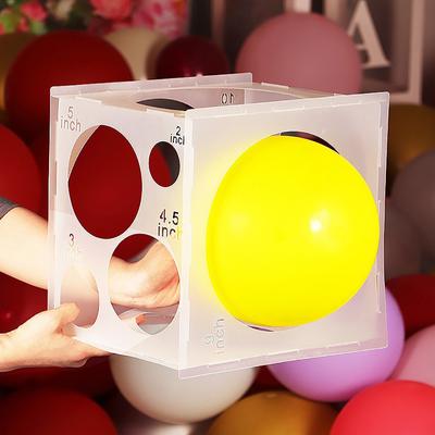 10 Holes Balloon Sizer Box Balloon Arches Columns Make Balloon Size Measurement