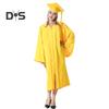 1 Set Unisex Graduation Robe Hat Set Front Zipper Loose Tassel 2024 Year Tag College Bachelor Doctor Master Graduation Ceremony Gown Cap Tassel Set