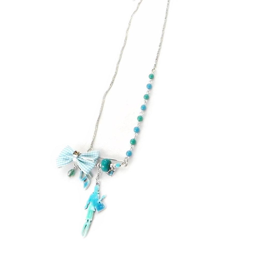 NOA [I5368] - Turquoise 'Emilie' Designer Necklace