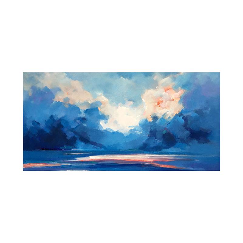 WCIC New Art Cloth Spectacular And Spectacular Scenery Of Clouds Abstract Cloud Decorative Painting Home Wall Decoration Hanging Painting